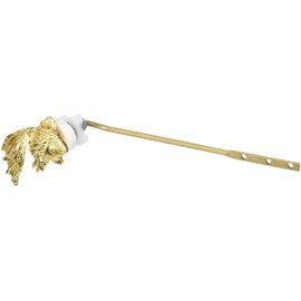 Fantail Goldfish Toilet Flush Handle-Front Mount in Gold Finish