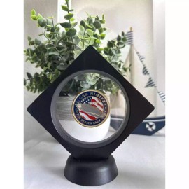 navy US NAVY - USS NIMITZ CVN-68 Challenge Coin With 3D Display Case