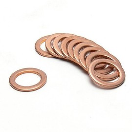 STRAIGHT M14 09618-14012 19-17016 Drain Washer, Copper for Suzuki 10 Pieces