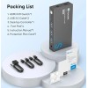 Steetek USB 3.0 KVM Switch Dual Monitor 2 Port Box,