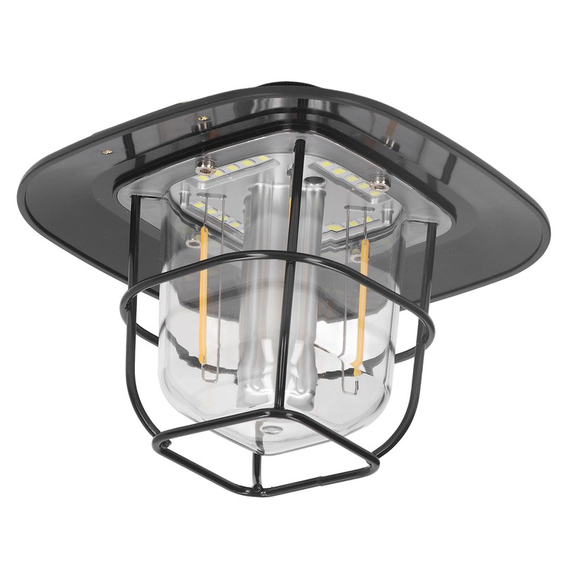 Camping Lantern Rechargeable Battery Powered Outdoor Potable Walking Tent Lamp