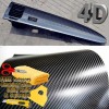 AUTOGOODY 96" x 60" Premium 4D Gloss Black Carbon Fiber