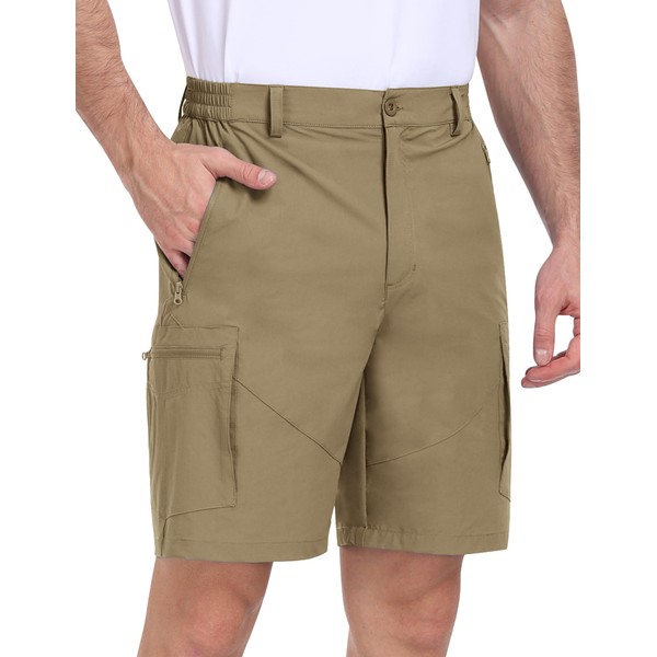 MoFiz Men's Casual Cargo Shorts Summer Combat Work Shorts with