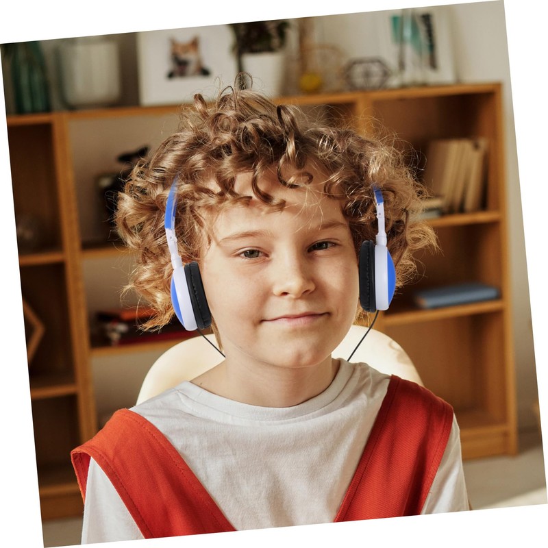 Gatuida 1pc Foldable Boy Girl Headphone Ear Stereo Music Headset