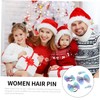 Baluue Fashion Hairpin Set 5pcs Bow Hair Ties Snowflake Clips