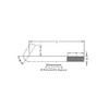 M8 x 120 mm T316 Stainless Steel Hook Bolt Pack