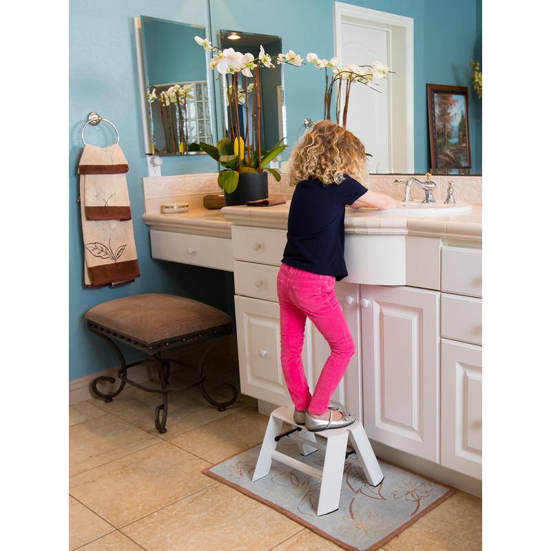 Hasegawa Ladders Ml1.0-1WH Step Ladder, White