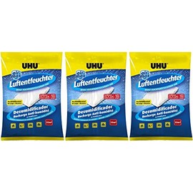 UHU 47135 Airmax Dehumidifier Refill Bag, 450 g (Pack of 3)