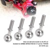 4Pcs Pivot Ball Stainless Steel Ball Head Screw for ARRMA