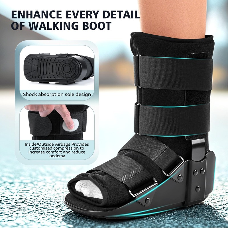Medibot Advanced Walking Boot for Ankle Injuries & Fractures Adjustable