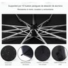 Paraguas Plegable Inverso Automático, Araguas Grande Reforzado, con 10 Varillas,