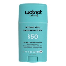 Wotnot Natural Zinc Sunscreen Stick SPF50, 45g