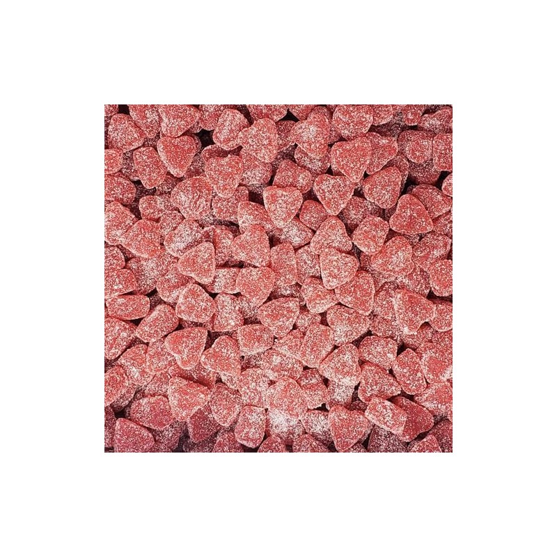 Candy Retailer Cinnamon Jelly Hearts 1 Lb