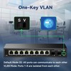 10 Port 2.5Gb Unmanaged Ethernet Switch with 8* 2.5G Base-T