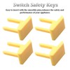 22256 Square Safety Switch Keys for Sears Craftsman Table Saw,Sander,Band