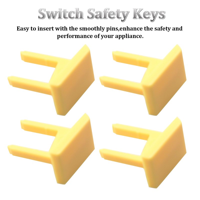 22256 Square Safety Switch Keys for Sears Craftsman Table Saw,Sander,Band