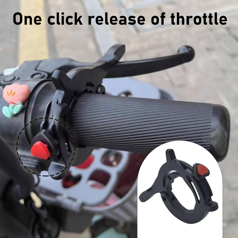 Merdege Motorcycle Throttle Cruise Control, Universal Throttle Booster, Cruise Control