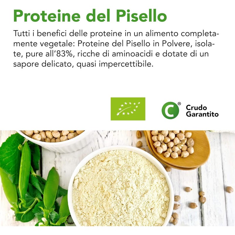 Pea Protein Powder Organic 400 g Pea Protein Powder Vegan