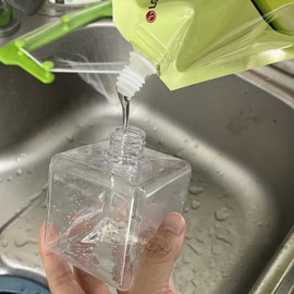 Cellretem Partners Hand Cream Bottle Lotion Bottle Pumping Container Dispenser Transparent 250ml