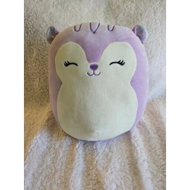 Kellytoy Squishmallow Sydnee The Squirrel 12” Purple Plush Rainbow Tail, New with Tag!!