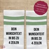 Geschenk mit Namen personalisiert by Shirtracer - Socks of your