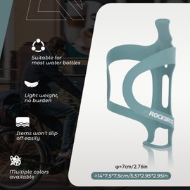 ROCKBROS Bottle Holder Bicycle Drink Holder Aluminium Alloy Lightweight Water Bottle Holder Drink Holder Water Bottle Holder MTB Road Bike
