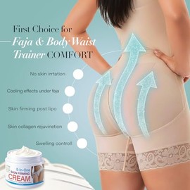 Bruizex Crema refrescante y reafirmante de árnica – Cuidado reconfortante para prendas de compresión, faja colombiana, espuma lipo, faja reductora y faja corporal. Para la recuperación después