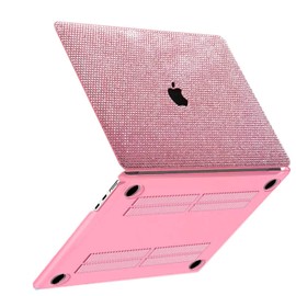 Teazgopx Bling Rhinestone Case for MacBook Pro 16 inch 2024 2023 2022 2021 Release (M4 A3403 A3186 & M3 A2991 & M2 A2780 & M1 A2485) Pro/Max,Sparkle Diamond Fashion Luxury Shiny Crystal Hard Shell