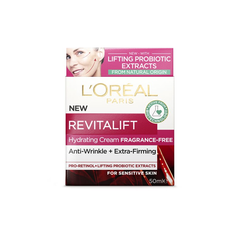 L'Oreal Revitalift Fragrance Free Day Cream 50mL