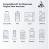 100 Nespresso Compatible Meseta Intenso Coffee Capsules 100 Capsules of