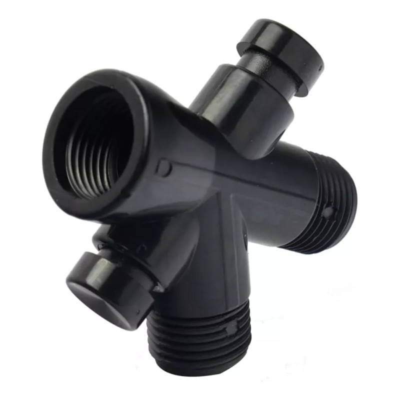 CNX Meer - Kit Con Regadera, Teléfono Y Accesorios Negro