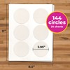 PhotoCake® Pre-Cut 3” Circles, A4 Frosting Sheets for Edible Photo