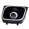Manual 6 Speed Suede Black Leather Gear Shift knob Complete