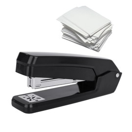 Heavy Duty Stapler | Long Arm Stapler | Anti-Jam 50-Sheet Capacity Binding Supplies for School Classroom Construction Crafting Packaging