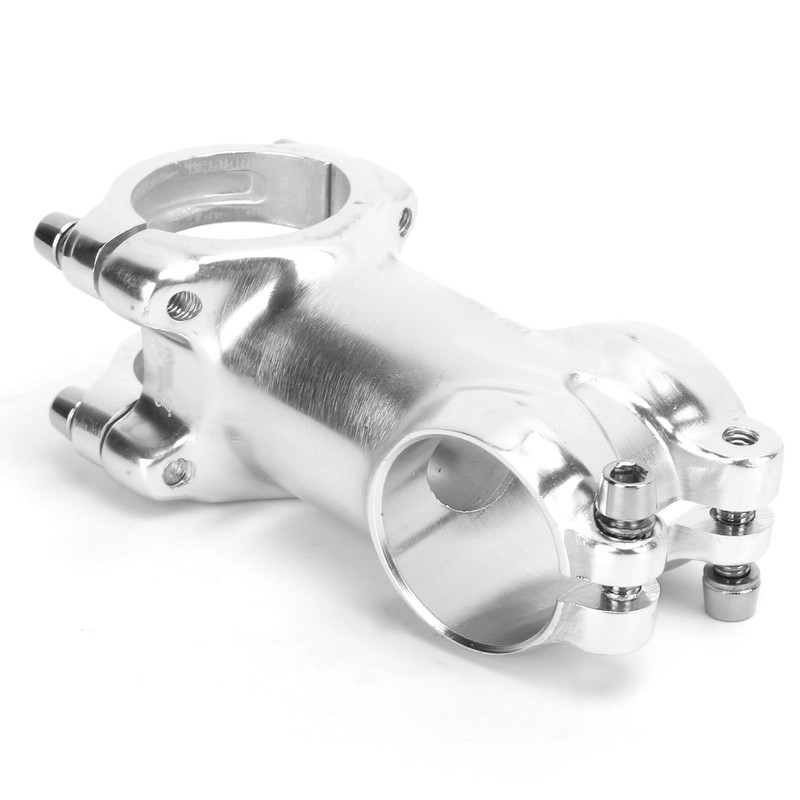 MEIJUN 31.8mm Bike Silver Stem Aluminum Alloy Bicycle Handlebar Stem