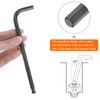 sourcing map 4pcs Ball End Hex Key Wrench 8mm L-Shape
