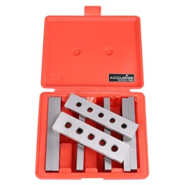 Accusize Industrial Tools 1/2" Thickness Precision Machinist's Parallel Sets, 4 Pairs, EG02-0410