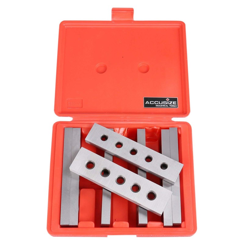 Accusize Industrial Tools 1/2" Thickness Precision Machinist's Parallel Sets, 4