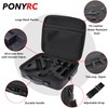 PONYRC RS 4 Mini Carrying Case, Waterproof Portable PU leather