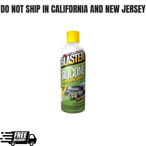 Branded Blaster Silicone Lubricant Spray 11 Oz. Industrial Strength