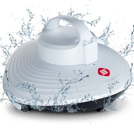 HYDRUS Robotic Cordless Pool Vacuum Cleaner with Brushless Motor,Powerful Pool Robot for Above Ground Pools, Up to 90 Mins Runtime, Self-Parking, Robot Vacuum for Summer Inground Flat Pool up to 50 Ft