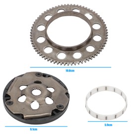 MangWany Starter Freewheel Sprocket Compatible with Yamaha Aerox MBK Nitro Minarelli 50cc 2-Stroke