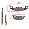 Celox Front Rear Brake Pads for Kawasaki ZG1000 Concours 1000