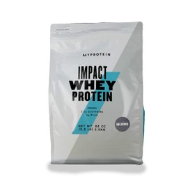 Myprotein Myprotein - Impact Whey Protein Powder - Flavored Drink Mix - Daily Protein Intake for Superior Performance - Unflavored 5.5 lbs, 100 Serving