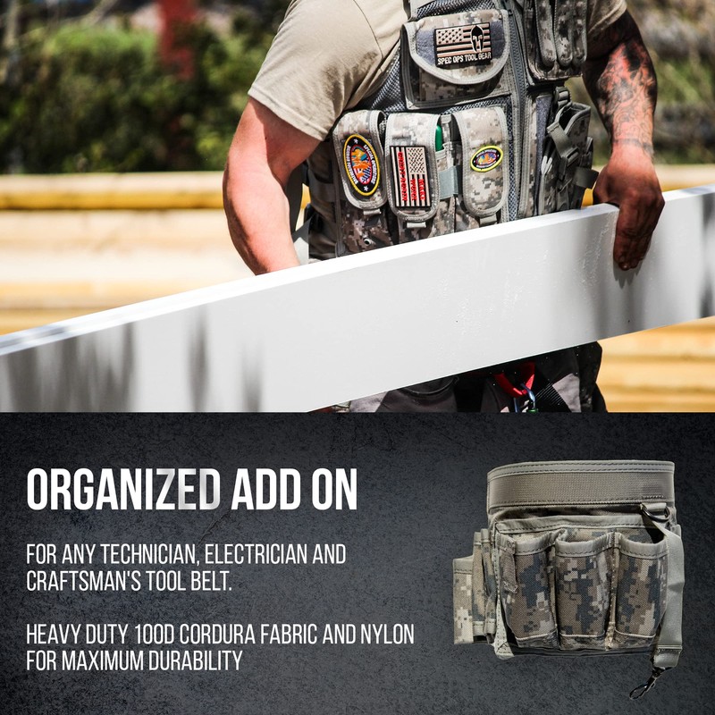 Spec Ops Tool Gear Technician’s Tool Pouch – Multi-Pocket Add-On