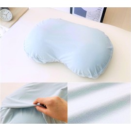 MORIPiLO 4620937 Morishita Exclusive Pillow Cover for Ugly Luxury Wrapped (Blue) for 21.7 x 13.8 x 5.9 inches (55 x 35 x 15 cm), Soft Knit Material