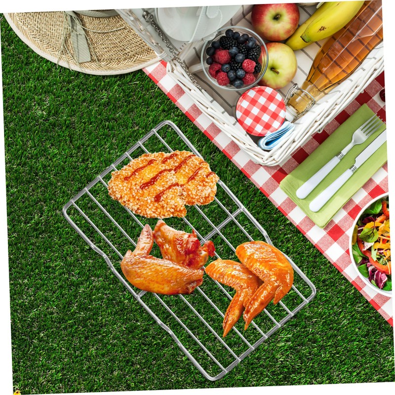 Ipetboom Stainless Steel Baking Rack for Bbq Grilling Oil Dripping