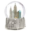 Silver Musical New York City Snow Globe, (5.5 Inch) NYC