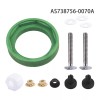 lan271982 3'' Toilet Tank to Bowl Coupling Kit, For American