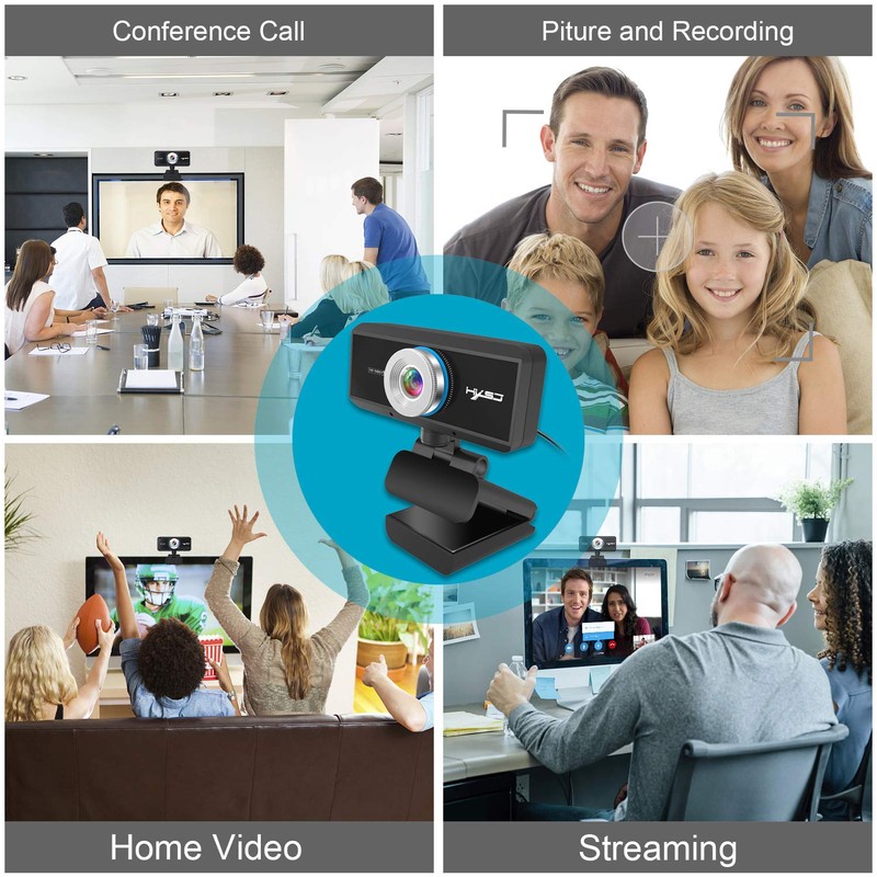 AUTENS Webcam 1080P HD Computer Camera Laptop USB PC Web